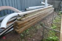 22 LENGTHS OF 4'' + 5'' X 2'' BATTEN - 3