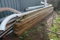 22 LENGTHS OF 4'' + 5'' X 2'' BATTEN - 5