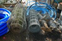 QTY OF BARBED & STOCK WIRE - 2