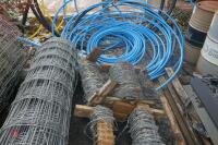 QTY OF BARBED & STOCK WIRE - 3