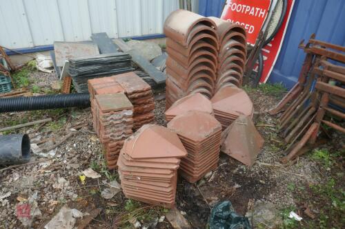 SELECTION OF CHANNEL ROOF TILES