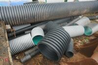 LARGE ASSORTMENT OF DRAINAGE PIPE - 4