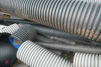 LARGE ASSORTMENT OF DRAINAGE PIPE - 8