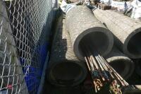 4 LARGE CONCRETE PIPES - 12