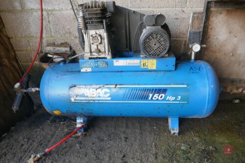 2012 ABAC 150LTR 3HP AIR COMPRESSOR