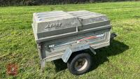 ERDE 142 SINGLE AXLE CAR TRAILER - 12