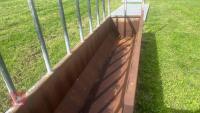 10' FREESTANDING CATTLE TROUGH - 8