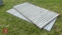 2 X 9'6'' CORRUGATED SHEETED DOOR - 8