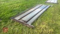 2 X 10' SHEETED DOORS - 4