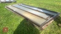 2 X 10' SHEETED DOORS - 13