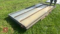 2 X 10' SHEETED DOORS - 8