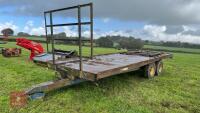 1996 WARWICK 21' TWIN AXLE BALE TRAILER