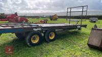 1996 WARWICK 21' TWIN AXLE BALE TRAILER - 11