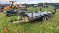 12' X 6'6'' TWIN AXLE FLATBED TRAILER - 4