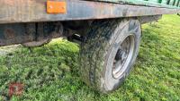 APPROX 24' SINGLE AXLE LIVESTOCK TRAILER - 15