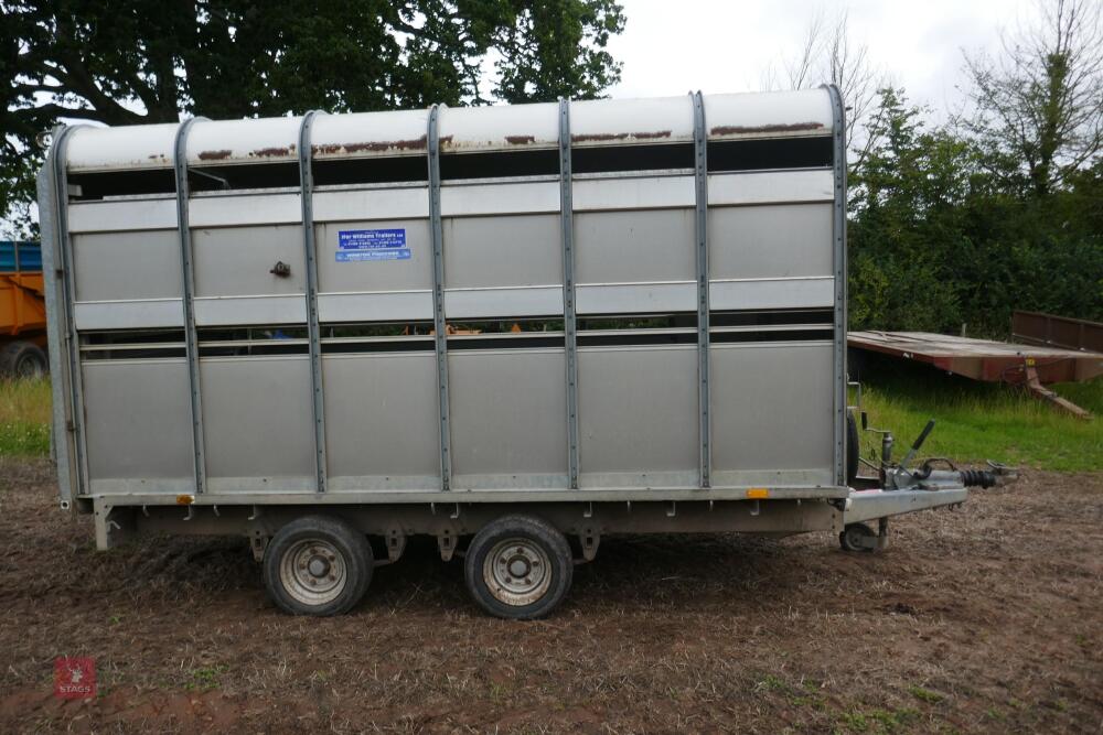 IFOR WILLIAMS 12' TWIN AXLE TRAILER