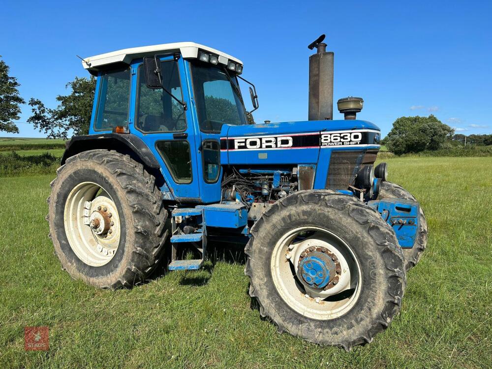 1993 FORD 8630 POWER SHIFT 4WD TRACTOR