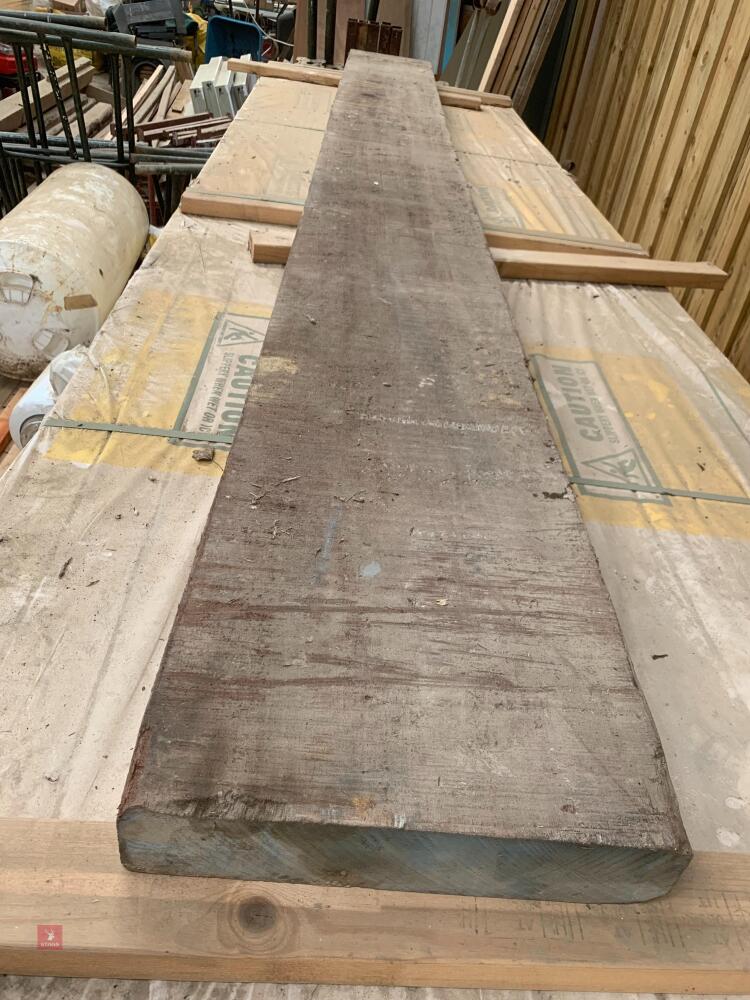 QTY OF LARGE MAHOGANY PLANKS