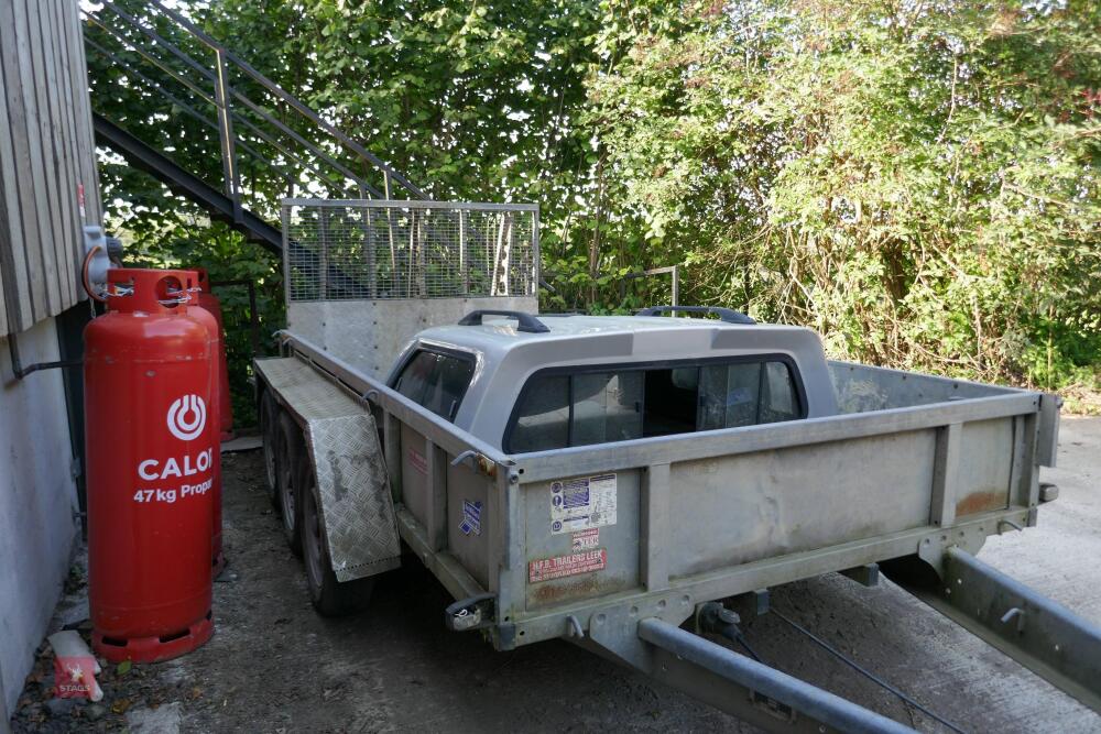 IFOR WILLIAMS 12' FLATBED TRAILER