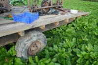 HOMEMADE SINGLE AXLE 13' BALE TRAILER - 2