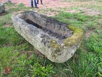 OBLONG GRANITE TROUGH/PLANTER - 5