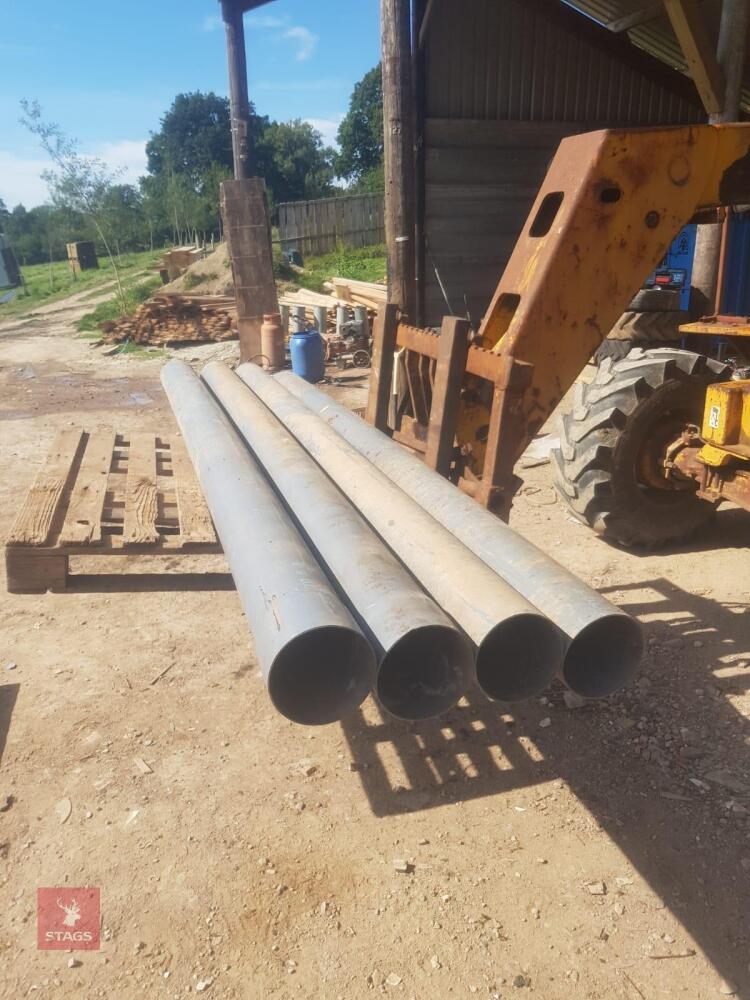 4 X 3M LENGTHS OF 150MM PIPE