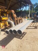 4 X 3M LENGTHS OF 150MM PIPE - 3