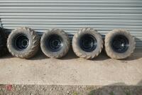 4 X 31 X 15.50-15 TYRES AND RIMS