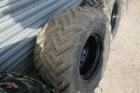 4 X 31 X 15.50-15 TYRES AND RIMS - 4