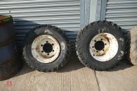 2 x 31 x 15.50 - 15 TYRES AND RIMS