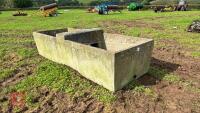 LARGE DOUBLE CONCRETE DRINKER