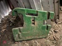 2 JOHN DEERE FRONT WEIGHTS