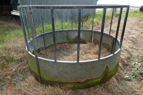 GALVANISED CATTLE ROUND FEEDER