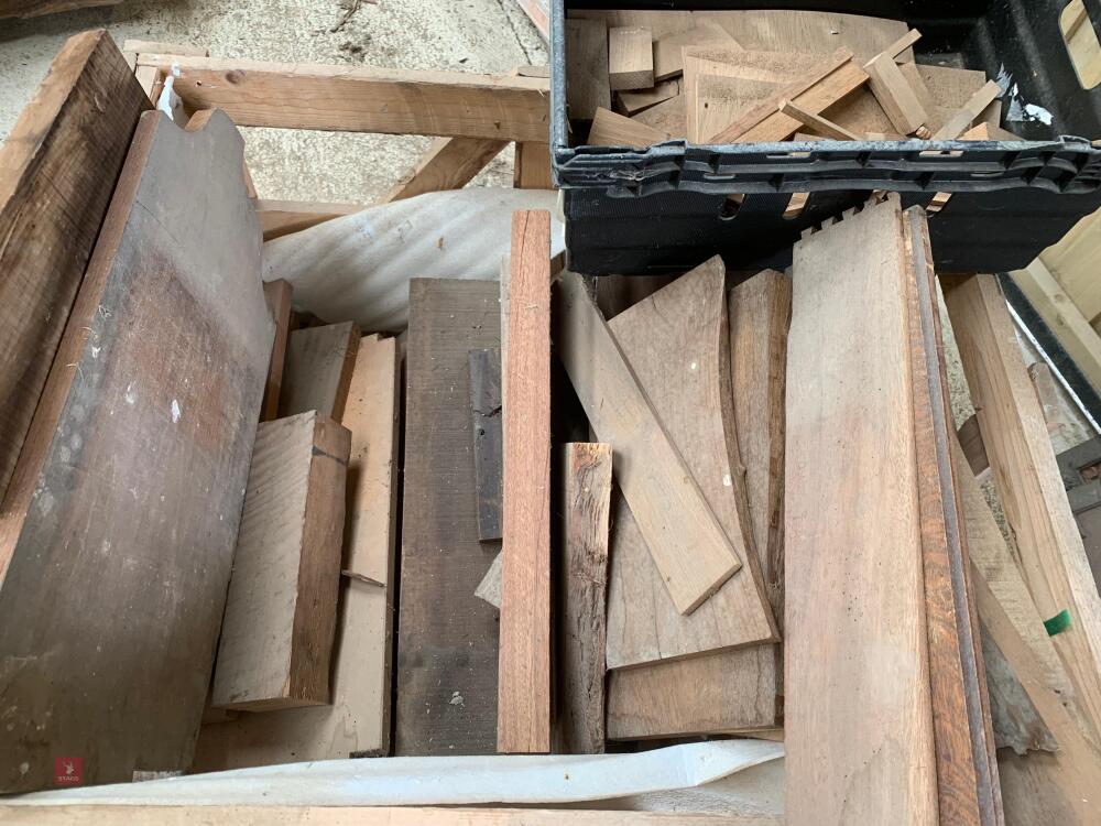 CRATE OF MIXED HARDWOODS