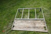 2 RECTANGULAR CATTLE FEEDER ENDS