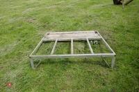 2 RECTANGULAR CATTLE FEEDER ENDS - 2