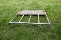 2 RECTANGULAR CATTLE FEEDER ENDS - 4