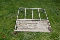 2 RECTANGULAR CATTLE FEEDER ENDS - 6