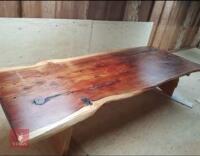 SEQUOIA LIVE EDGE TABLE - 9