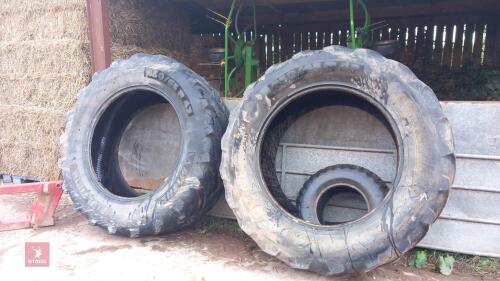 2 X MICHELIN 650/65R42 TYRES