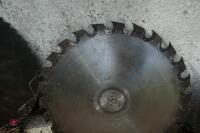 9 SAW BENCH CUTTING BLADES - 7