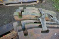 6 SAME WAFER FRONT TRACTOR WEIGHTS - 2