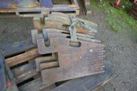 6 SAME WAFER FRONT TRACTOR WEIGHTS - 7