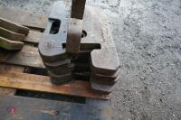 6 40KG FRONT WAFER TRACTOR WEIGHTS - 5