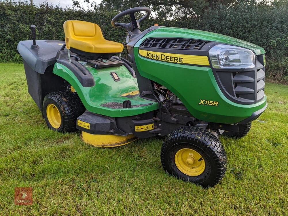 2015 JOHN DEERE X115R RIDE ON MOWER