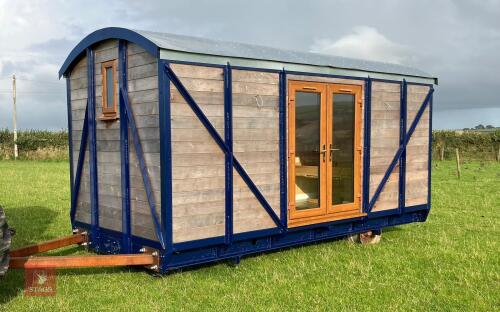 RAILWAY CARRIAGE SHEPHERDS HUT 16' X 8'