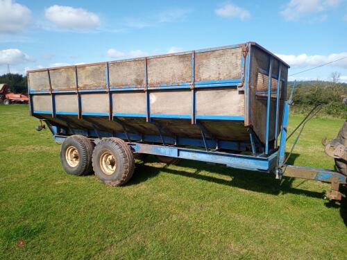 8T ROOT TRAILER, BELT UNLOADING