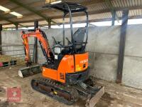 2018 HITACHI ZAXIS 19U MINI DIGGER - 2