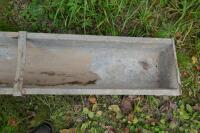 9' GALVANISED GROUND FEED TROUGH - 5