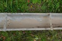 9' GALVANISED GROUND FEED TROUGH - 6